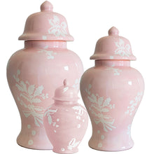 Load image into Gallery viewer, Deck the Halls Ginger Jars in Cherry Blossom Pink