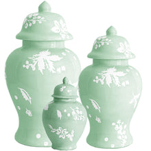 Load image into Gallery viewer, Deck the Halls Ginger Jars in Sea Glass