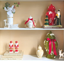 Load image into Gallery viewer, Holiday Red Nutcracker with 22K Gold Accents