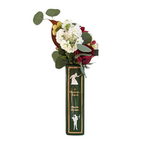 Load image into Gallery viewer, Christmas Classics Book Vase- A Christmas Carol in Holiday Green