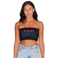 Load image into Gallery viewer, Howard Bison Black Bandeau Top