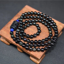 Load image into Gallery viewer, Abundance &amp; Prosperity Obsidian Mala