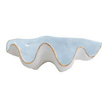 Load image into Gallery viewer, Clam Shell Bowl with 22K Gold Accent
