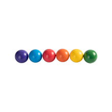 Load image into Gallery viewer, **Pre-order (Ships in 2-3 Weeks)**6 Pcs Wooden Balls in Rainbow Colors Diameter 1.8 Inches