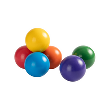 Load image into Gallery viewer, **Pre-order (Ships in 2-3 Weeks)**6 Pcs Wooden Balls in Rainbow Colors Diameter 1.8 Inches