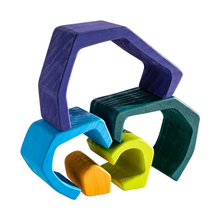 Load image into Gallery viewer, 5-Piece Stone Caves Stacking Block Set