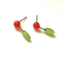 Load image into Gallery viewer, Cherry Blossom Geo Stud Earrings