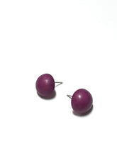 Load image into Gallery viewer, Violet Retro Button Stud Earrings