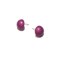 Load image into Gallery viewer, Violet Retro Button Stud Earrings
