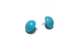 Load image into Gallery viewer, Turquoise Blue Retro Button Stud Earrings