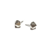 Load image into Gallery viewer, Silver Acrylic Spike Stud Earrings