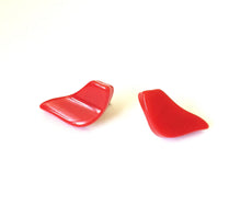 Load image into Gallery viewer, Cherry Red Bird Stud Earrings