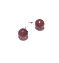 Load image into Gallery viewer, Tortoise Striped Ball Post Stud Earrings