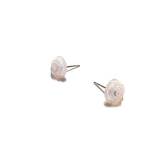 Load image into Gallery viewer, Light Pink Opal Floral Rose Stud Earrings