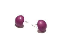 Load image into Gallery viewer, Violet Retro Button Stud Earrings