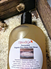 Load image into Gallery viewer, Organic Fermented Rice Water Hair Rinse (ayurvedic, black cumin seed oil)