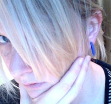 Load image into Gallery viewer, Soft Yellow Moonglow Dagger Stud Earrings