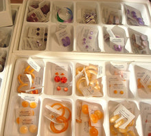 Load image into Gallery viewer, Tortoise Brown Marbled Oval Bulb Stud Earrings