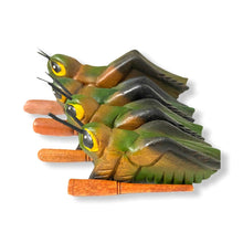 Load image into Gallery viewer, 6&quot; Painted Wooden Musical Cricket Percussion Instrument