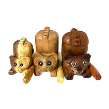 Load image into Gallery viewer, 4" Musical Wooden Cat Percussion Whistle Instrument