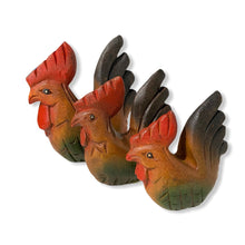 Load image into Gallery viewer, Painted Wooden Musical Whistle Rooster Instrument