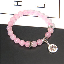 Load image into Gallery viewer, Rose Quartz Healing Crystal Bracelet