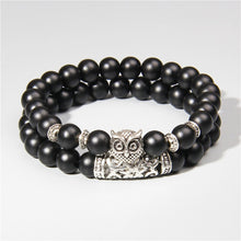 Load image into Gallery viewer, Matte Onyx Will Power Energy Crystal Bracelet