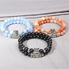 Load image into Gallery viewer, Matte Onyx Will Power Energy Crystal Bracelet