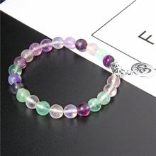 Load image into Gallery viewer, Rainbow Fluorite Focus &amp; Creativity Bracelet