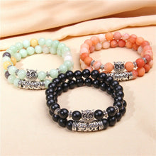 Load image into Gallery viewer, Matte Onyx Will Power Energy Crystal Bracelet