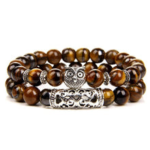 Load image into Gallery viewer, Tiger Eye Peaceful Energy Crystal Bracelets
