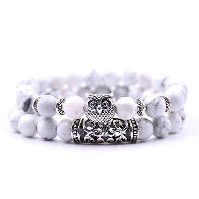 White Turquoise Relaxation Bracelet
