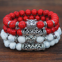 Load image into Gallery viewer, Red Turquoise Luck &amp; Abundance Bracelet