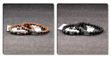 Load image into Gallery viewer, Wooden Bead Raw Energy Crystal Bracelet