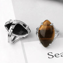 Load image into Gallery viewer, Tiger Eye Will Power Adjustable Ring