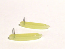 Load image into Gallery viewer, Soft Yellow Moonglow Dagger Stud Earrings