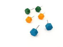 Load image into Gallery viewer, Apple Green Deco Daisy Studs