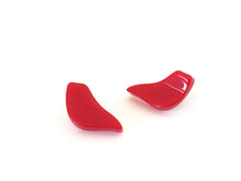 Load image into Gallery viewer, Cherry Red Bird Stud Earrings