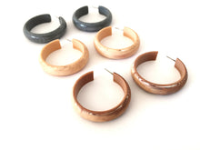 Load image into Gallery viewer, Naturals Hoop Collection Earrings Set | Vintage Lucite Hoops
