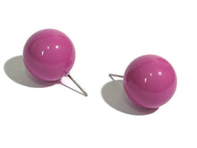 Load image into Gallery viewer, Lilac Purple Ball Stud Earrings