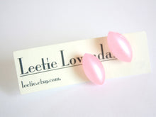 Load image into Gallery viewer, Light Pink Moonglow Pod Stud Earrings