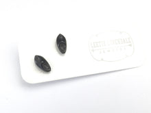 Load image into Gallery viewer, Black Lucite Minimal &amp; Tiny Clogs Stud Earrings
