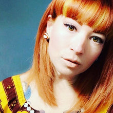 Load image into Gallery viewer, Tortoise &amp; Cream Marbled Bullseye Retro Button Stud Earrings