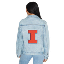 Load image into Gallery viewer, Illinois Fighting Illini Denim Jacket