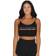 Load image into Gallery viewer, Illinois Fighting Illini Black Spaghetti Tank