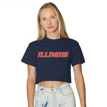 Load image into Gallery viewer, Illinois Fighting Illini Navy Tee