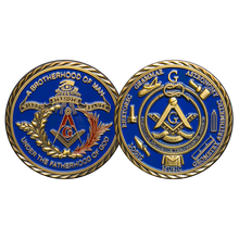 Load image into Gallery viewer, GL8-002 Masonic Illuminati FreeMason Lodge secret freemasonry challenge coin