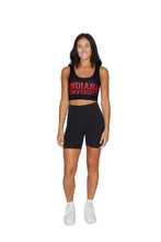 Load image into Gallery viewer, Indiana Hoosiers Black Crop Top