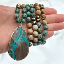 Load image into Gallery viewer, Triple Jasper Vitality &amp; Detox Necklace
