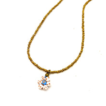 Load image into Gallery viewer, Ceramic Daisy Necklace